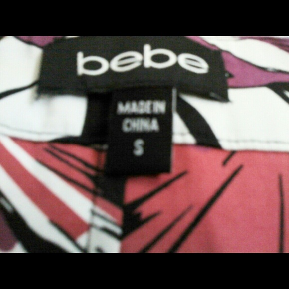 Y2K BEBE Floral Corset TRAINER Bustier Top SMALL - Picture 3 of 3